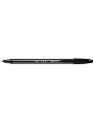 Boligrafo bic cristal ultrafine punta forma aguja 07 mm negro