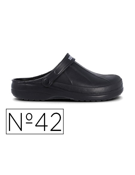 Zueco paredes leo negro talla 42