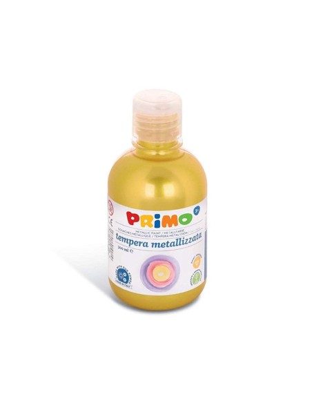 Tempera liquida primo escolar 300 ml amarillo metalizado