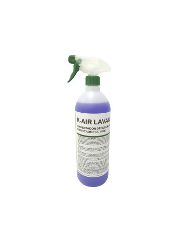 Ambientador spray ikm k air aroma flor de lavanda botella de 1 litro