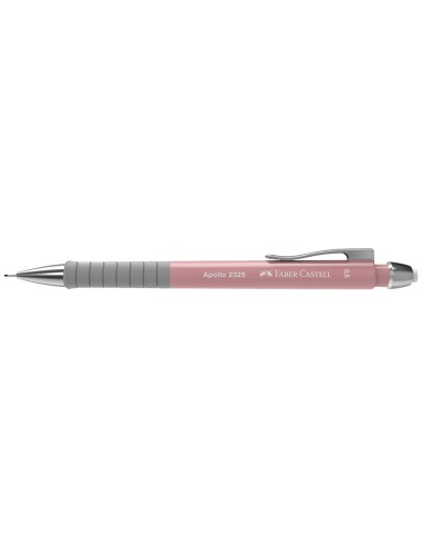 Portaminas faber castell 05 mm apollo retractil color rosa claro