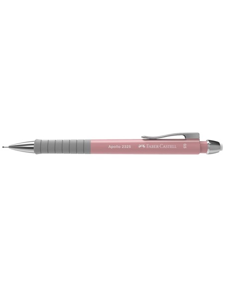 Portaminas faber castell 05 mm apollo retractil color rosa claro