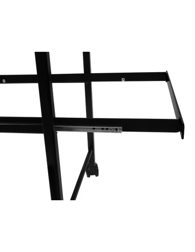 Carrito q connect para carpeta s colgantes negro con ruedas ybandeja inferior extraible para carpetas tamano folio