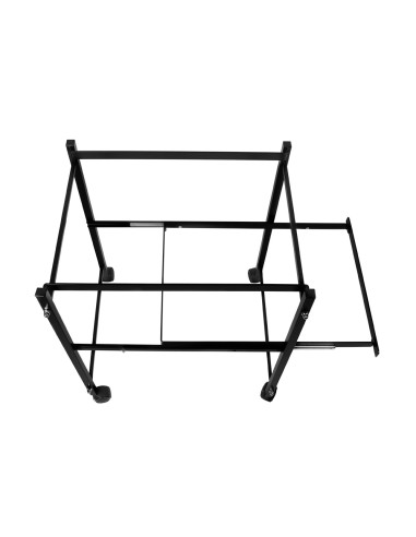 Carrito q connect para carpeta s colgantes negro con ruedas ybandeja inferior extraible para carpetas tamano folio