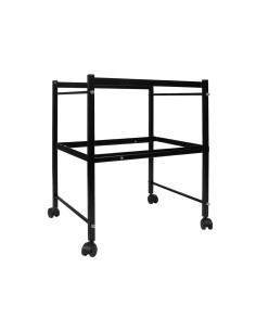 Carrito q connect para carpeta s colgantes negro con ruedas ybandeja inferior extraible para carpetas tamano folio