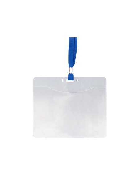 Identificador q connect con cordon plano azul a6 154x127 mm apertura superior