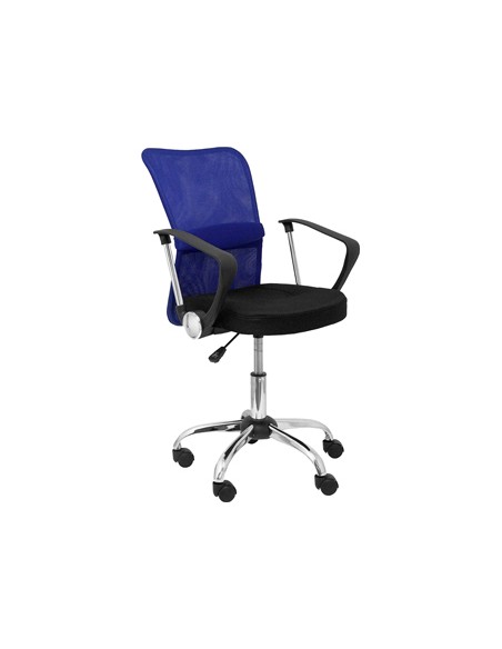 Silla infantil pyc giratoria brazos fijos asiento regulablealtura alto 870100mm largo 540mm profundidad 530mm azul Silla infantil pyc giratoria brazos fijos asiento regulablealtura alto 870100mm largo 540mm profundidad 530mm azul