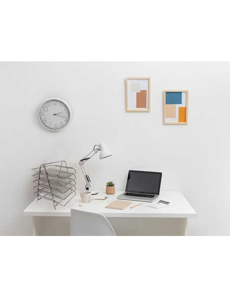 Bandeja sobremesa metalica q connect kf18476 rejilla plata 5 bandejas movibles 350x275x375 mm