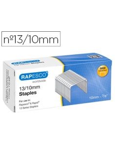 Grapas rapesco galvanizada 13 10 caja de 5000 unidades