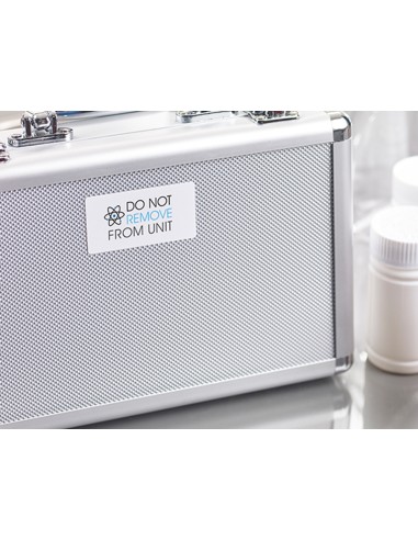 Etiqueta adhesiva avery poliester super adherente blanca 457x254 mm laser pack de 800 unidades