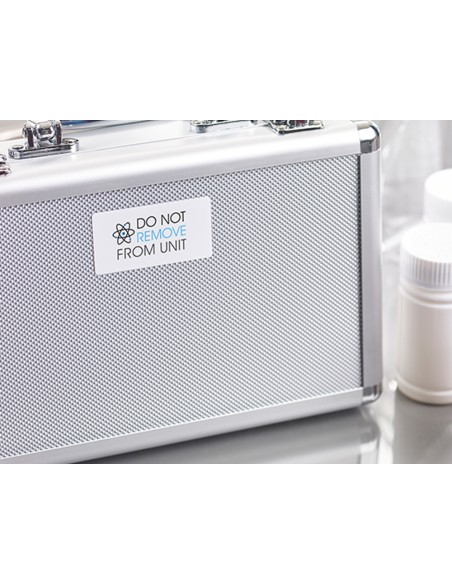 Etiqueta adhesiva avery poliester super adherente blanca 457x254 mm laser pack de 800 unidades