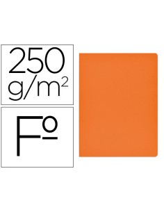 Subcarpeta cartulina gio simple intenso folio naranja 250g m2