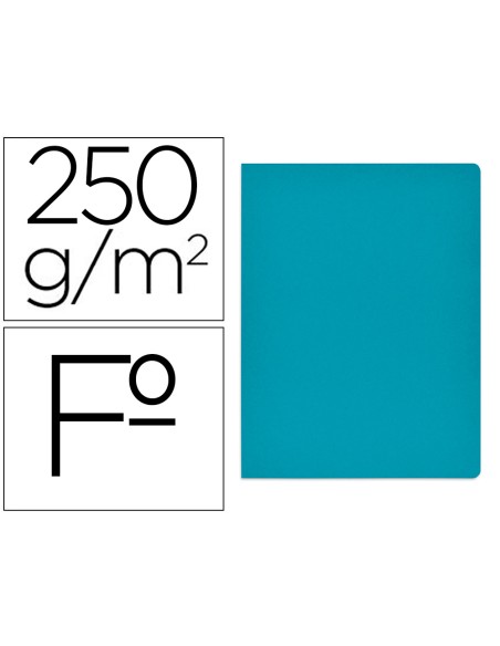 Subcarpeta cartulina gio simple intenso folio azul 250g m2