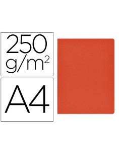 Subcarpeta cartulina gio simple intenso din a4 rojo 250g m2
