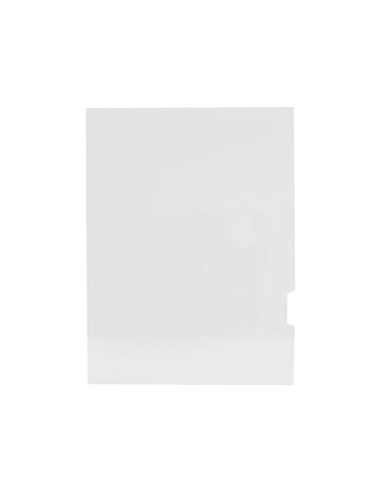 Subcarpeta cartulina gio plastificada presentacion 2 solapas din a4 blanco 275g m2