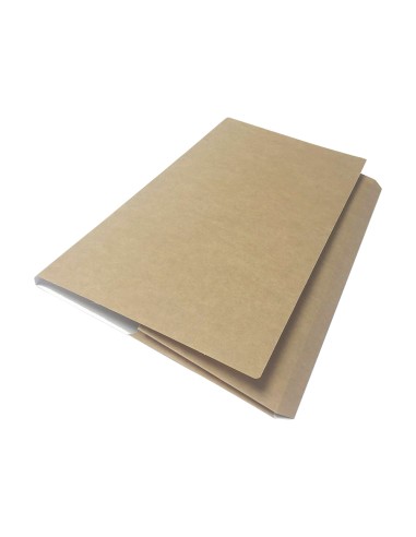 Subcarpeta cartulina gio folio pocket bolsa con solapa intenso kraft bicolor 320g m2