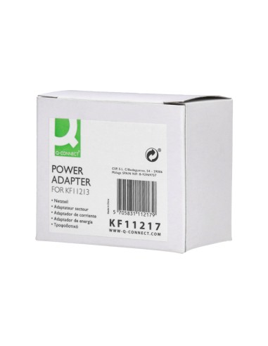 Adaptador de corriente q connect para modelos xf36 xf37 xf38 y kf11213 100 100 240v 50 60hz 02a