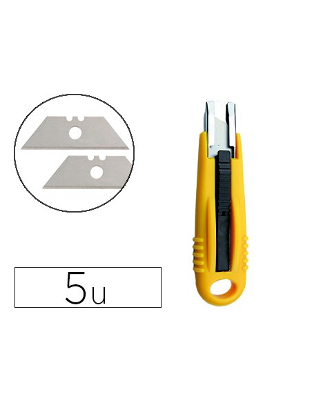 Repuesto cuter q connect blister de 5 unidades para cuter kf14624