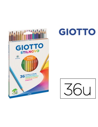 Lapices de colores giotto stilnovo caja de 36 colores surtidos