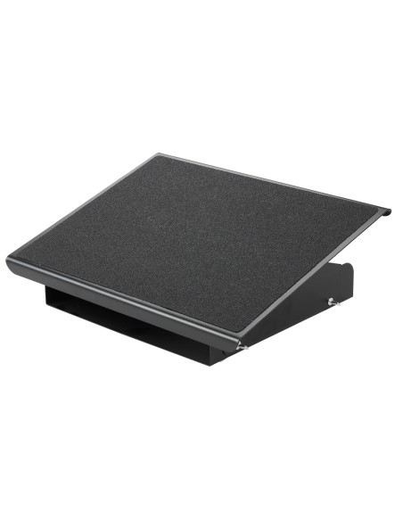 Reposapies metalico q connect ajustable 3 alturas 415x326x103 mm