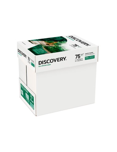 Papel fotocopiadora discovery fast pack din a4 75 gramos papel multiuso ink jet y laser caja de 2500 hojas