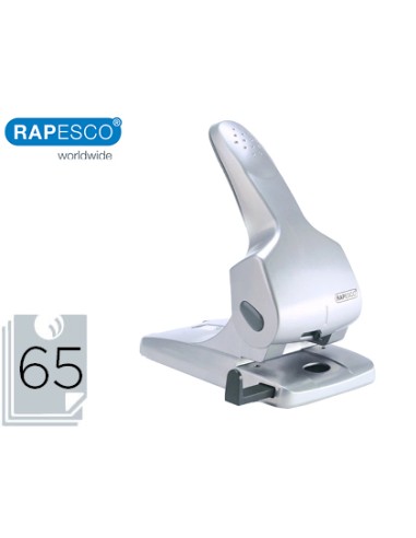 Taladrador rapesco zero 65 plata 2 taladros gran capacidad 65 hojas