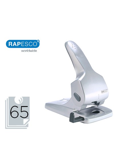 Taladrador rapesco zero 65 plata 2 taladros gran capacidad 65 hojas