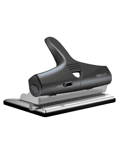 Taladrador rapesco alu 95 negro ajustable 23 y 4 taladros capacidad 32 hojas