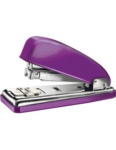 Grapadora petrus 226 classic wow violeta metalizado capacidad 30 hojas en blister