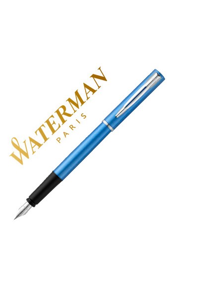 Pluma waterman allure laca azul en estuche de regalo