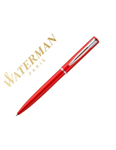 Boligrafo waterman allure laca roja en estuche de regalo