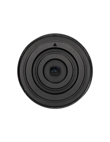 Reloj q connect de pared plastico oficina redondo 50 cm marco cromado