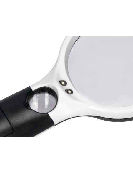 Lupa q connect electrica aro abs 75 mm 3 aumentos 3 bombillas led lente 70 mm Lupa q connect electrica aro abs 75 mm 3 aumentos 3 bombillas led lente 70 mm