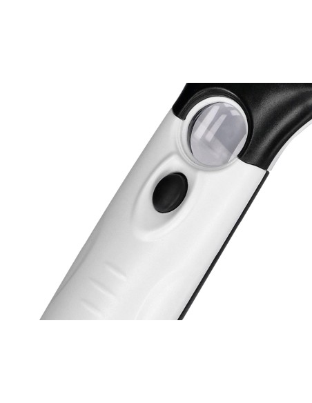 Lupa q connect electrica aro abs 75 mm 3 aumentos 3 bombillas led lente 70 mm Lupa q connect electrica aro abs 75 mm 3 aumentos 3 bombillas led lente 70 mm