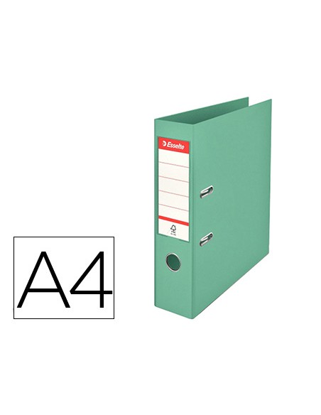 Archivador de palanca esselte colour ice polipropileno din a4 lomo 82 mm color verde