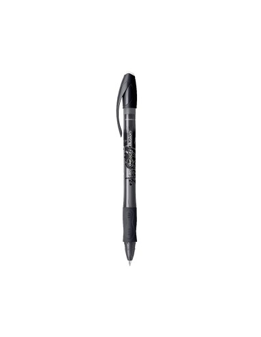 Boligrafo bic gelocity illusion borrable negro punta de 07 mm