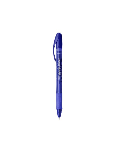 Boligrafo bic gelocity illusion borrable azul punta de 07 mm