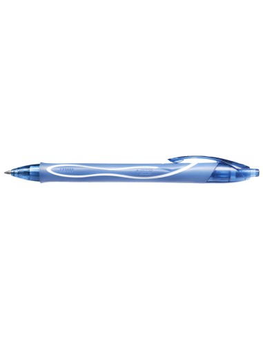 Boligrafo bic gelocity quick dry retractil tinta gel turquesa punta de 07 mm