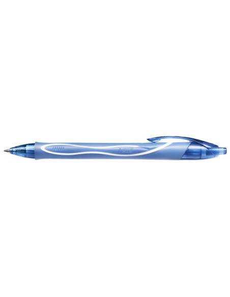 Boligrafo bic gelocity quick dry retractil tinta gel turquesa punta de 07 mm