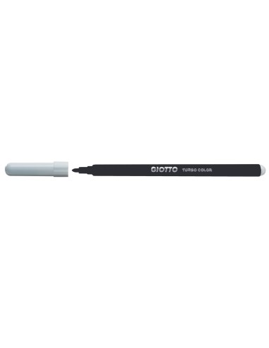 Rotulador giotto turbo color lavable con punta bloqueada unicolor negro