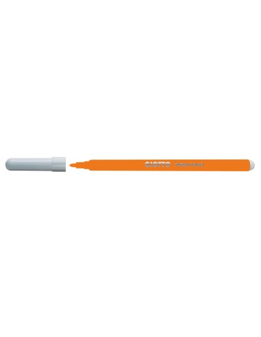 Rotulador giotto turbo color lavable con punta bloqueada unicolor naranja