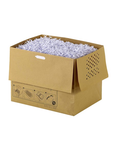 Bolsa de residuos rexel reciclable para destructora auto300x capacidad 40 l pack de 20 unidades 400x295x315 mm Bolsa de residuos rexel reciclable para destructora auto300x capacidad 40 l pack de 20 unidades 400x295x315 mm