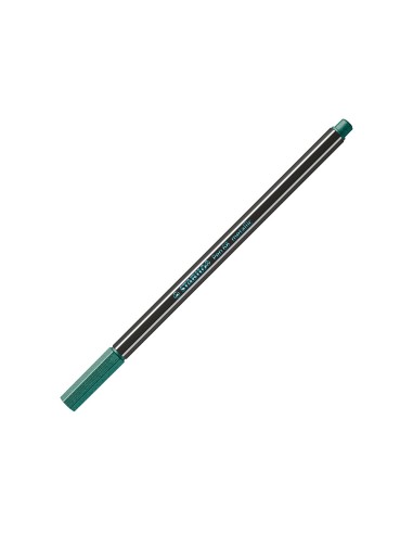 Rotulador stabilo acuarelable pen 68 metalico verde punta gruesa 1mm