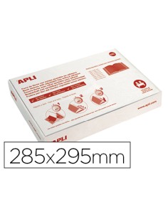 Forralibro apli pvc con solapa ajustable adhesivo 285x530 mm