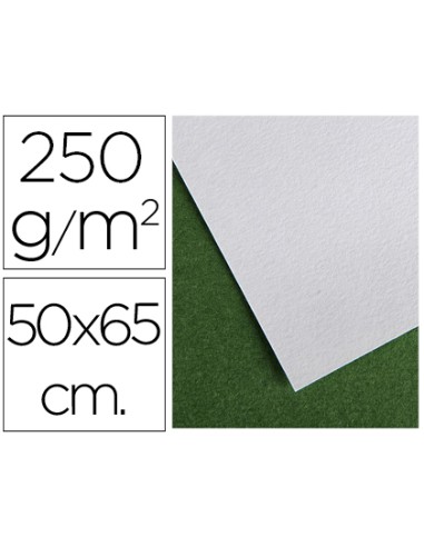 Papel secante canson 50x65 cm liso blanco 250 gr