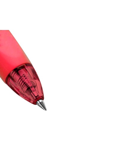 Boligrafo q connect retractil borrable 07 mm color rojo