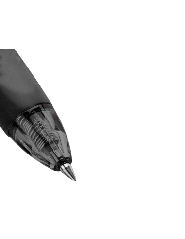 Boligrafo q connect retractil borrable 07 mm color negro