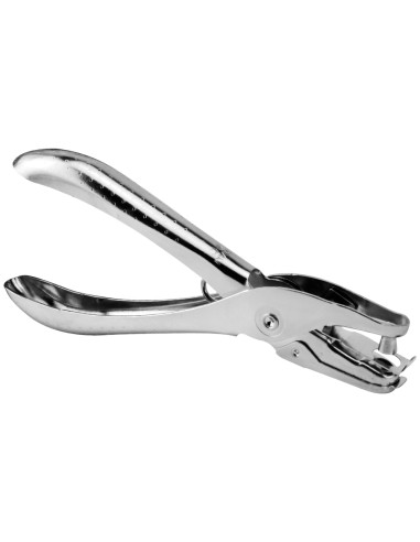 Taladrador q connect kf18765 de tenaza metalico cromado 1 taladro abertura 6 mm capacidad 6 hojas