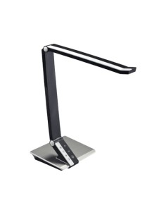 Lampara de oficina q connect sobremesa profesional abs 28 leds 9w interruptor sensor 4 niveles color negro