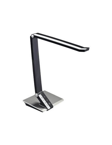 Lampara de oficina q connect sobremesa profesional abs 28 leds 9w interruptor sensor 4 niveles color negro Lampara de oficina q connect sobremesa profesional abs 28 leds 9w interruptor sensor 4 niveles color negro